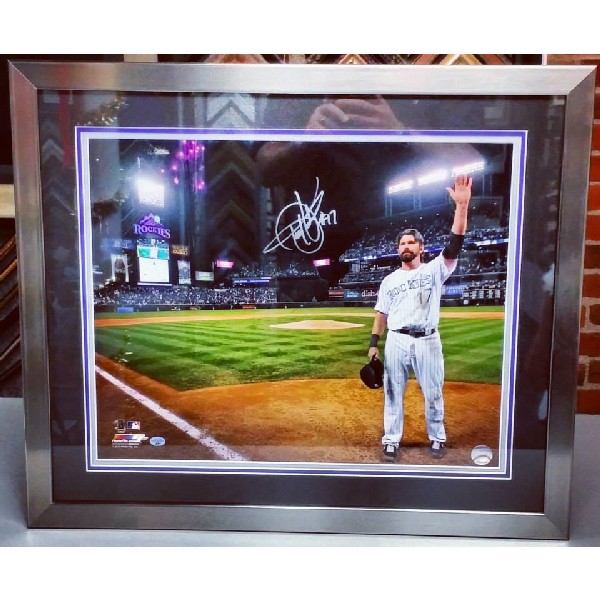 Todd Helton Autographed Picture 5