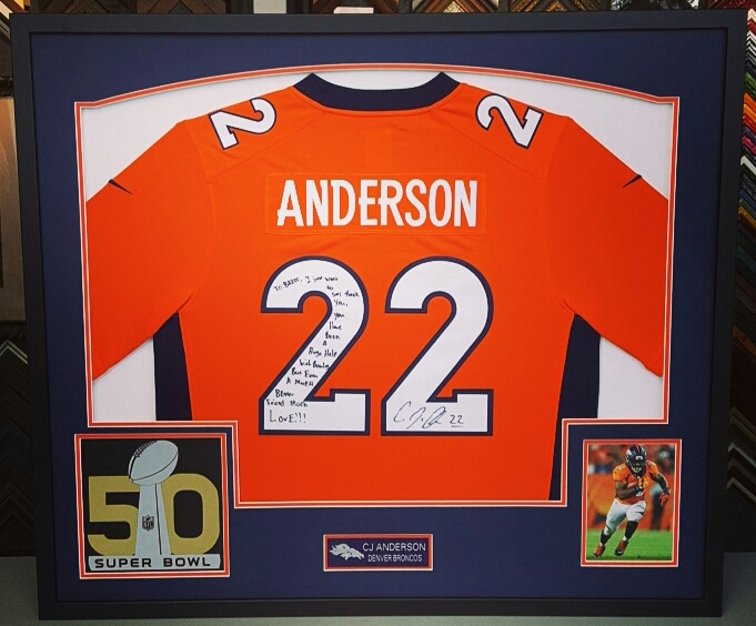 CJ Anderson Autographed Jersey
