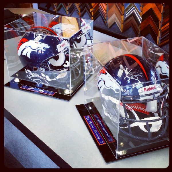 Denver Broncos Autographed Helmets
