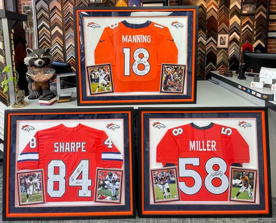 Peyton Manning Framed Denver Broncos Autographed Jersey – 5280 Custom  Framing
