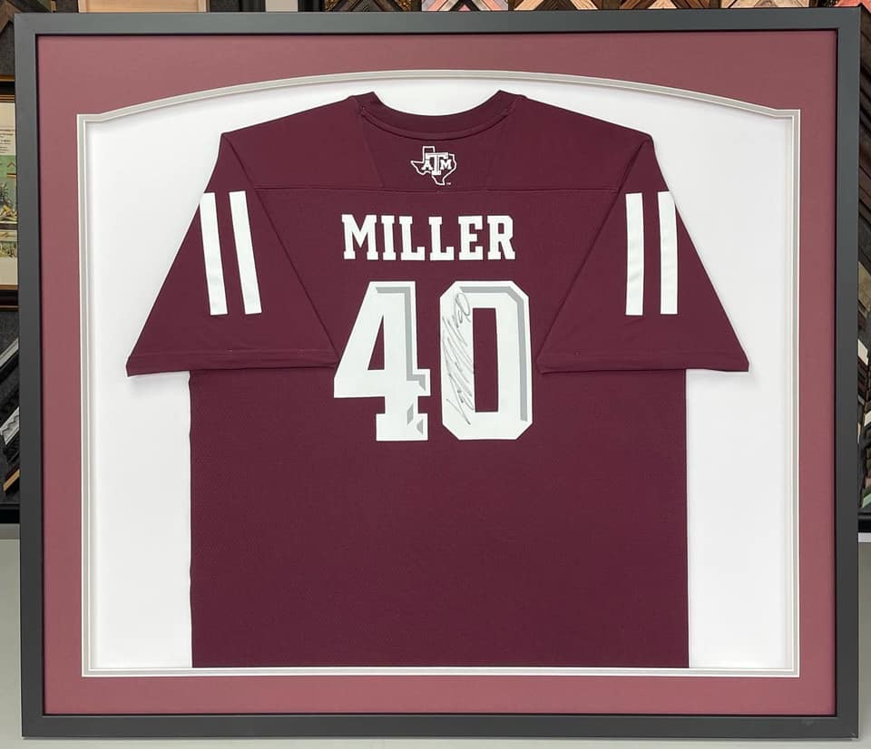 Custom Framed Signed Von Miller Jersey