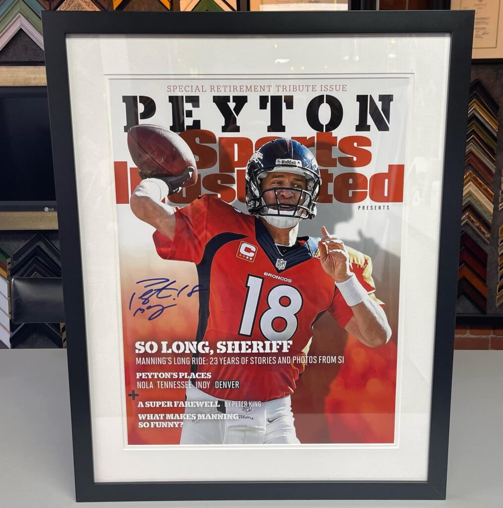 Peyton Manning  Sports Illustrated – 5280 Custom Framing