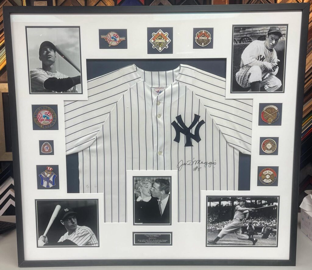 Custom Framed Jerseys Denver | Joe DiMaggio