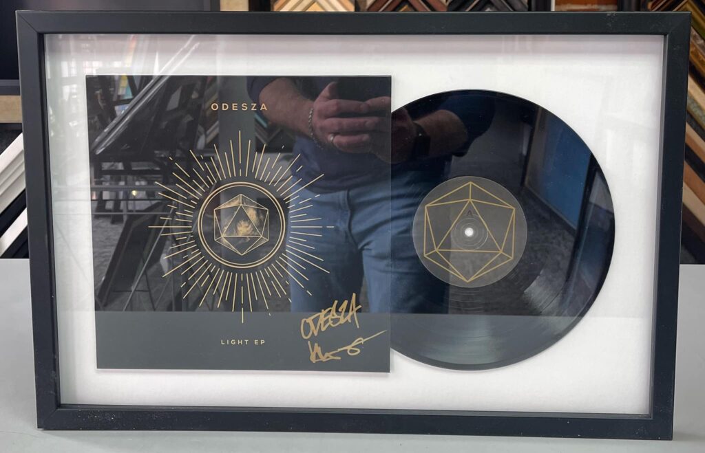 Custom Framed ODESZA Record Album
