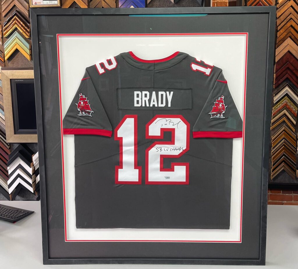 Custom Jersey Framing Denver | Tom Brady
