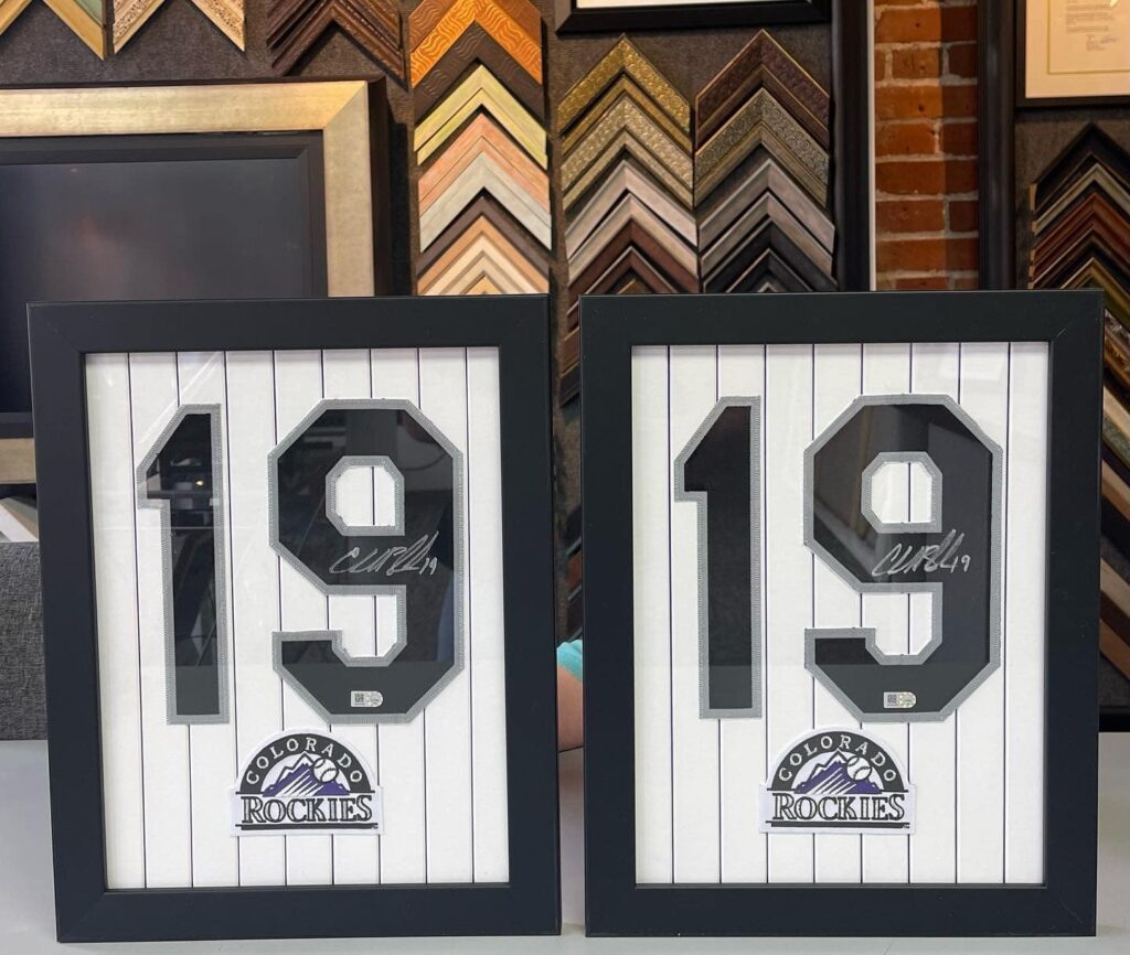 Sports Memorabilia Framing | 5280 Custom Framing 