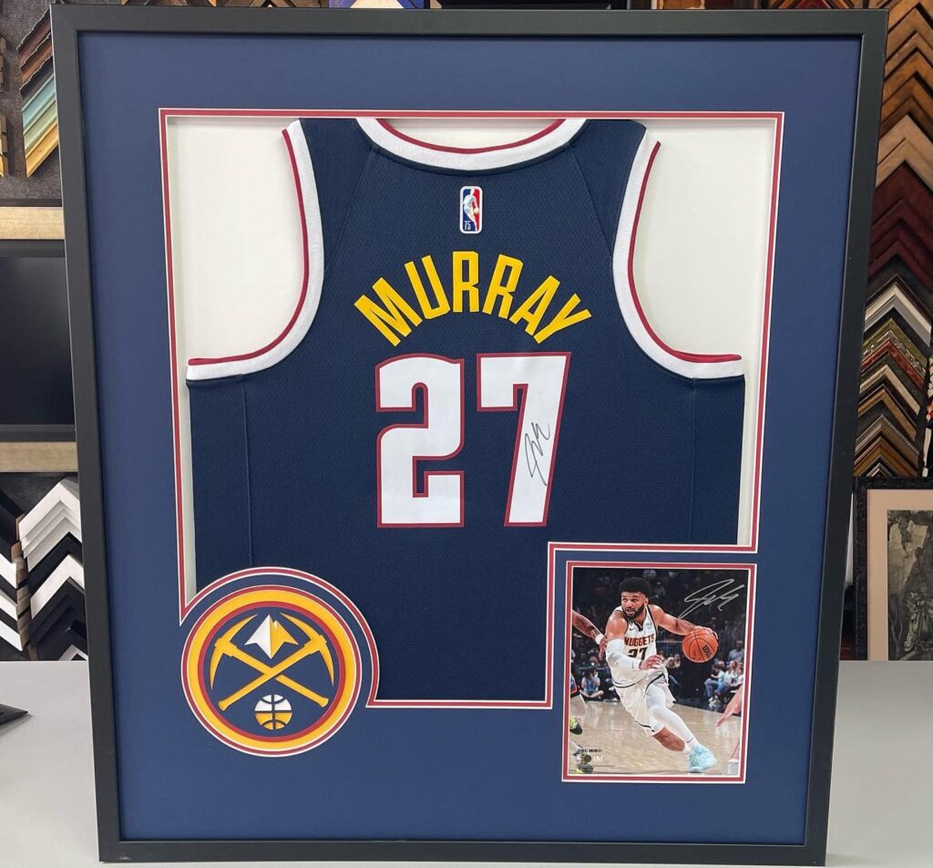 Jamal Murray Denver Nuggets Framed Jersey