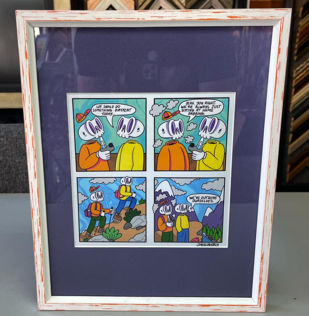 Custom Framed Comic Strip 