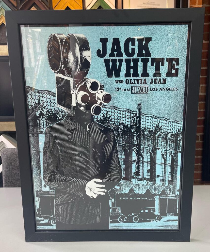 Custom Framed Jack White Concert Posters