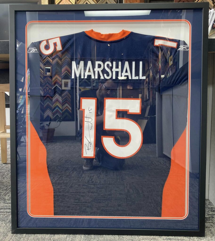 Denver Broncos Custom Framed Jerseys  Brandon Marshall