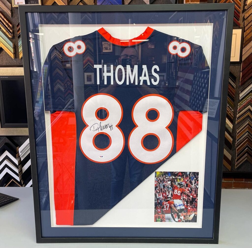 Denver Broncos Custom Framed Jerseys  Demaryius Thomas 