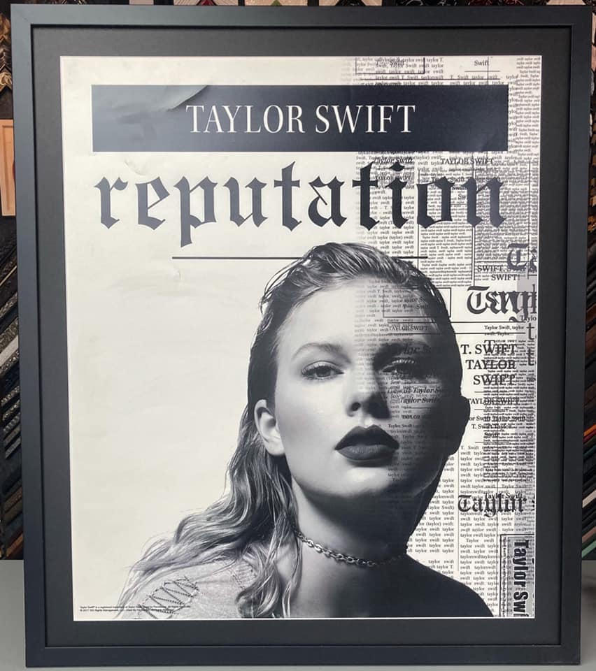 Taylor Swift Custom Framed Memorabilia 
