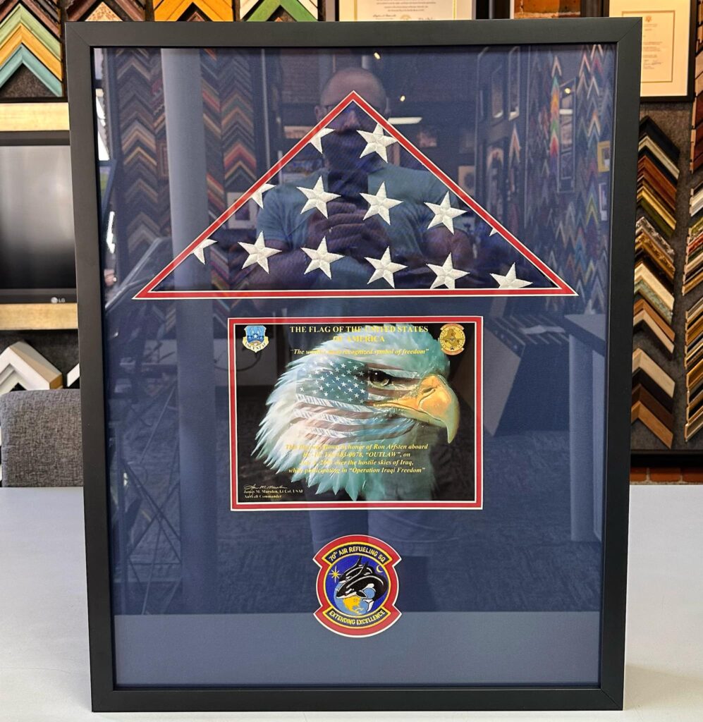 Custom Framed Military Shadowbox | Ron Arfsten