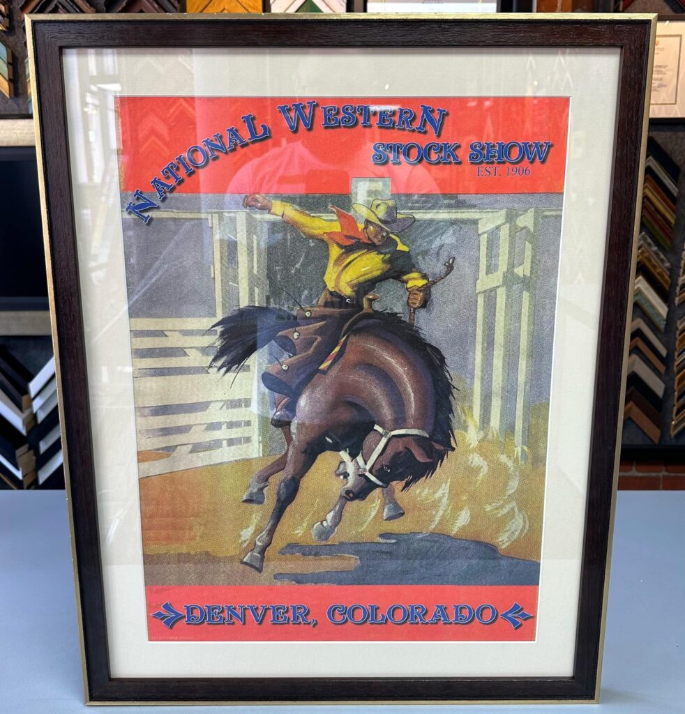 Custom Framed National Western Stock Show 