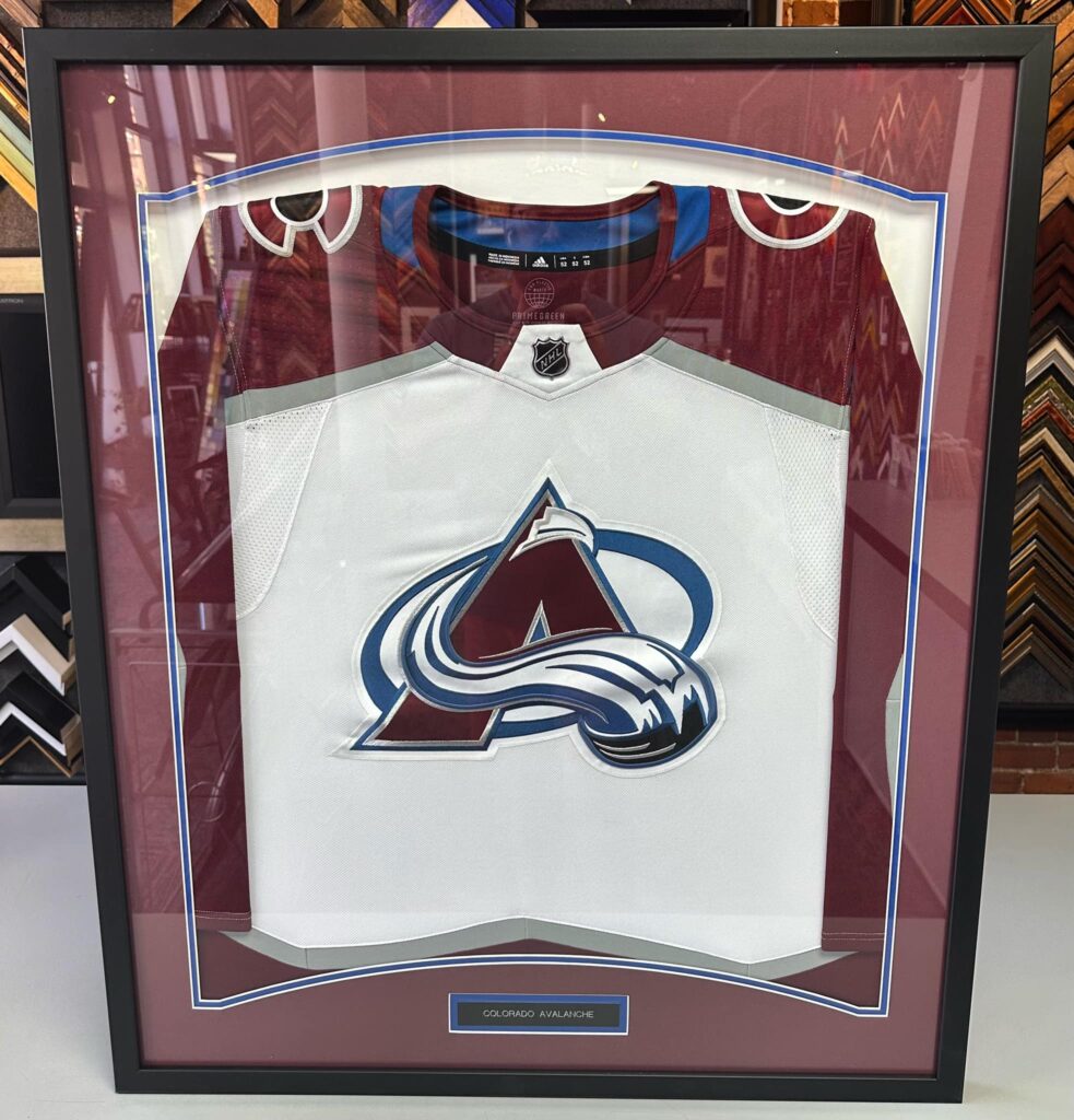 Colorado Avalanche Jersey Framing  