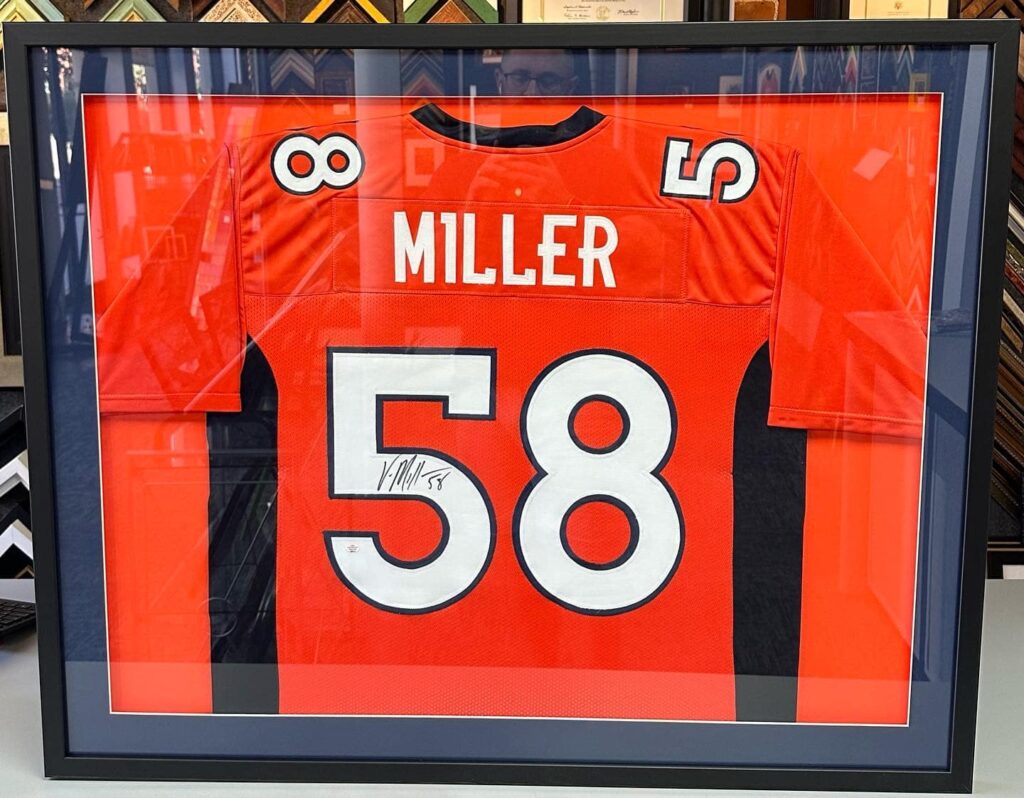 Denver Broncos Professional Jersey Framing | Von Miller