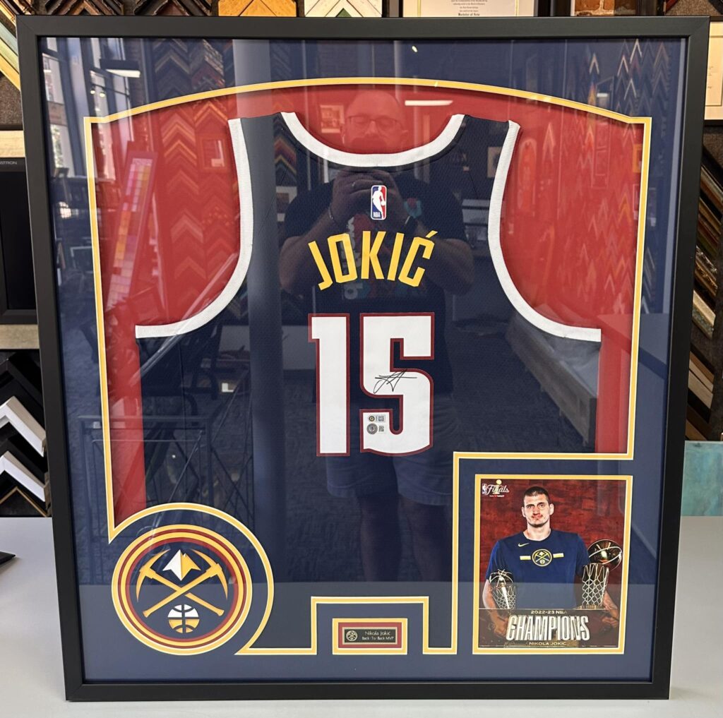 Custom Framed Nikola Jokić Framed Jerseys 