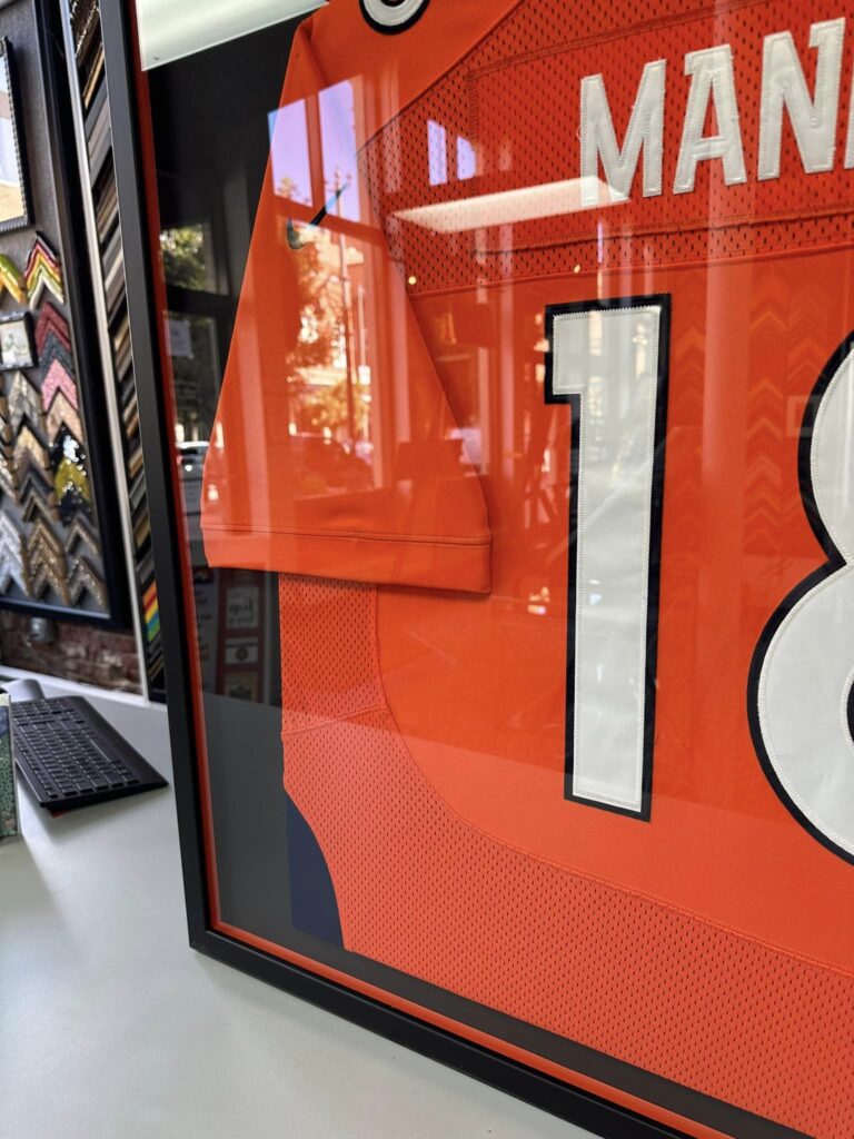 Custom Framed Peyton Manning Jersey Denver 