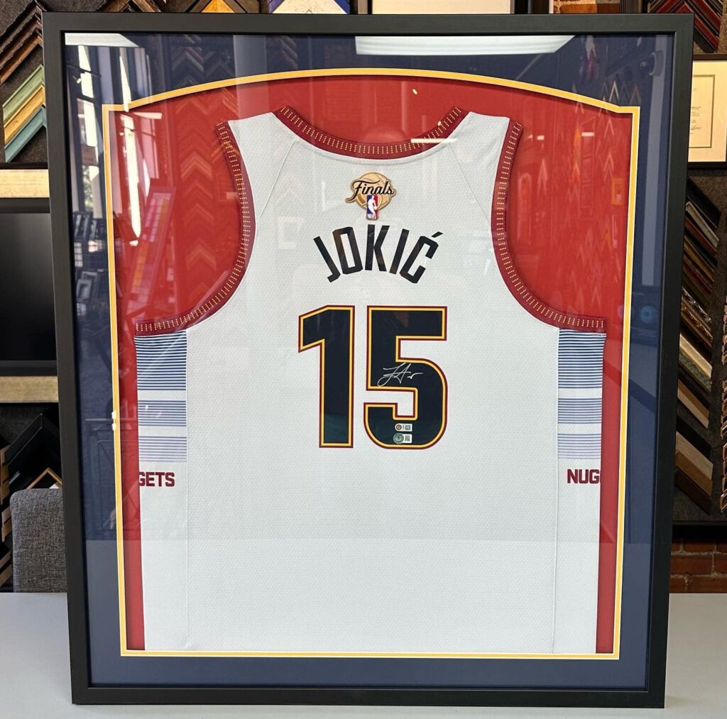 Denver Nuggets Jersey Framing | Nikola Jokic 