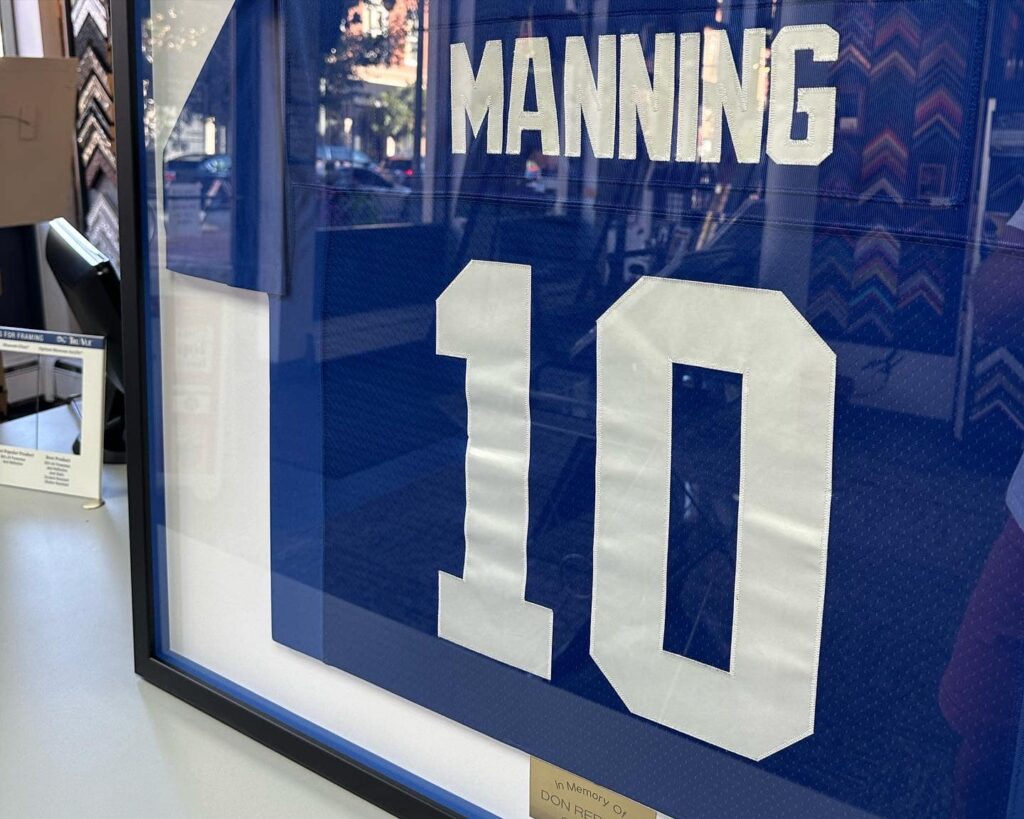 Colorado's Sports Jersey Framer | Eli Manning
