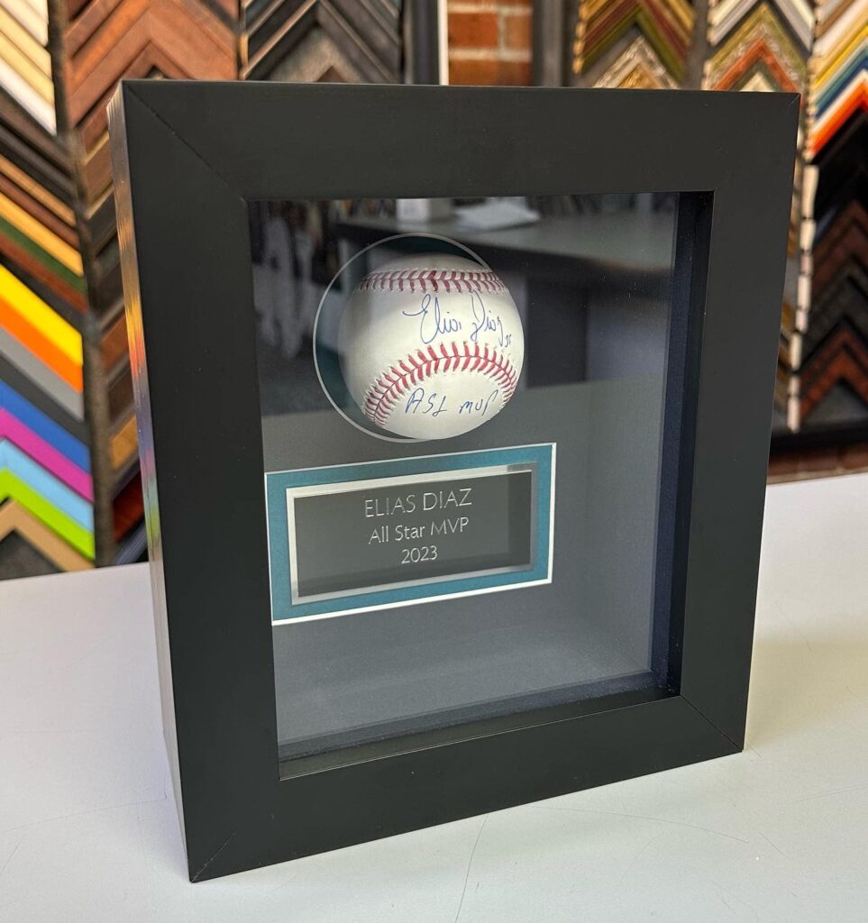 Elias Diaz All Star Game MVP Framed Baseball 