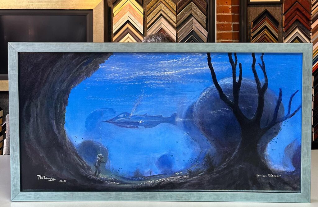 20,000 Leagues Under the Sea Framed Art