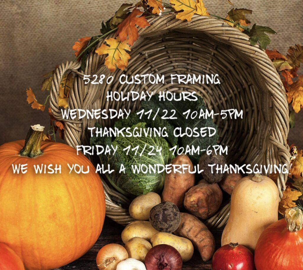 Thanksgiving Holiday Hours 