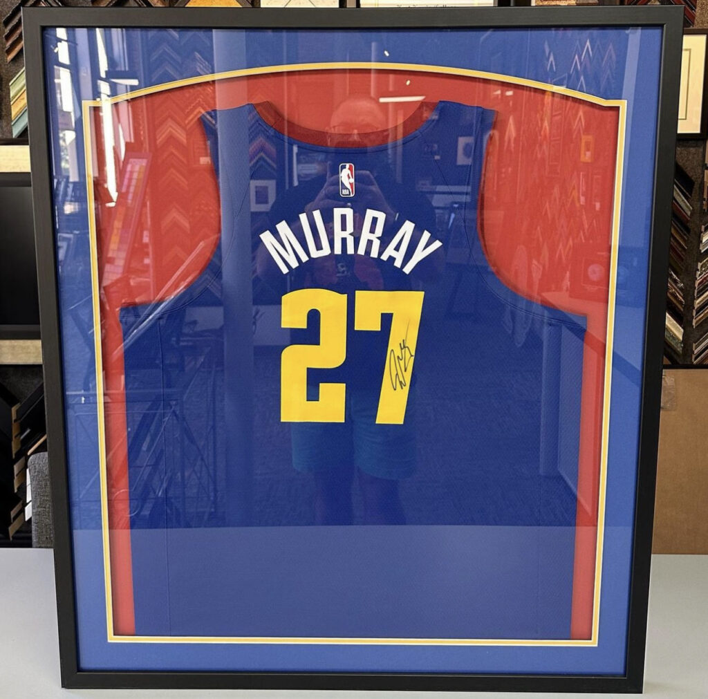 Denver Nuggets Jersey Framing | Jamal Murray
