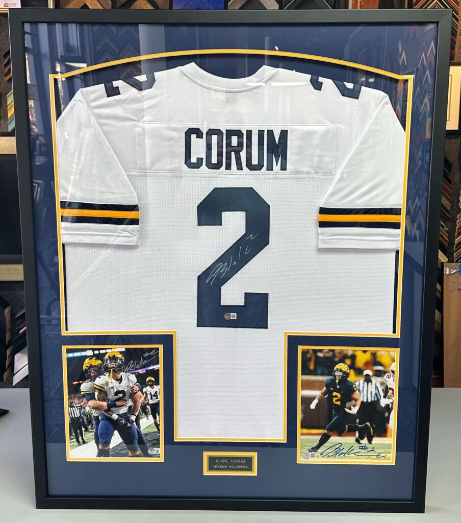 Blake Corum Michigan Wolverines Framed Jersey | 5280 Custom Framing