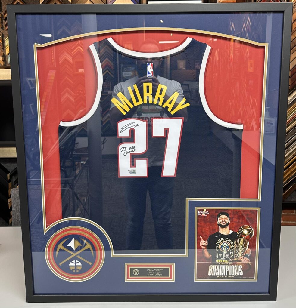 Jamal Murray Denver Nuggets Framed Jersey 