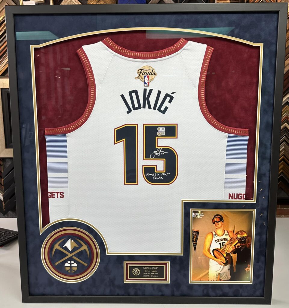 Nikola Jokić Denver Nuggets Framed Jerseys | 5280 Custom Framing 