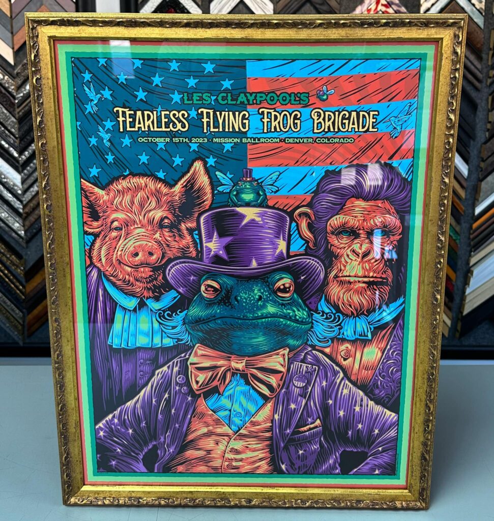 Les Claypool’s Fearless Flying Frog Brigade Framed Print | 5280 Custom Framing 