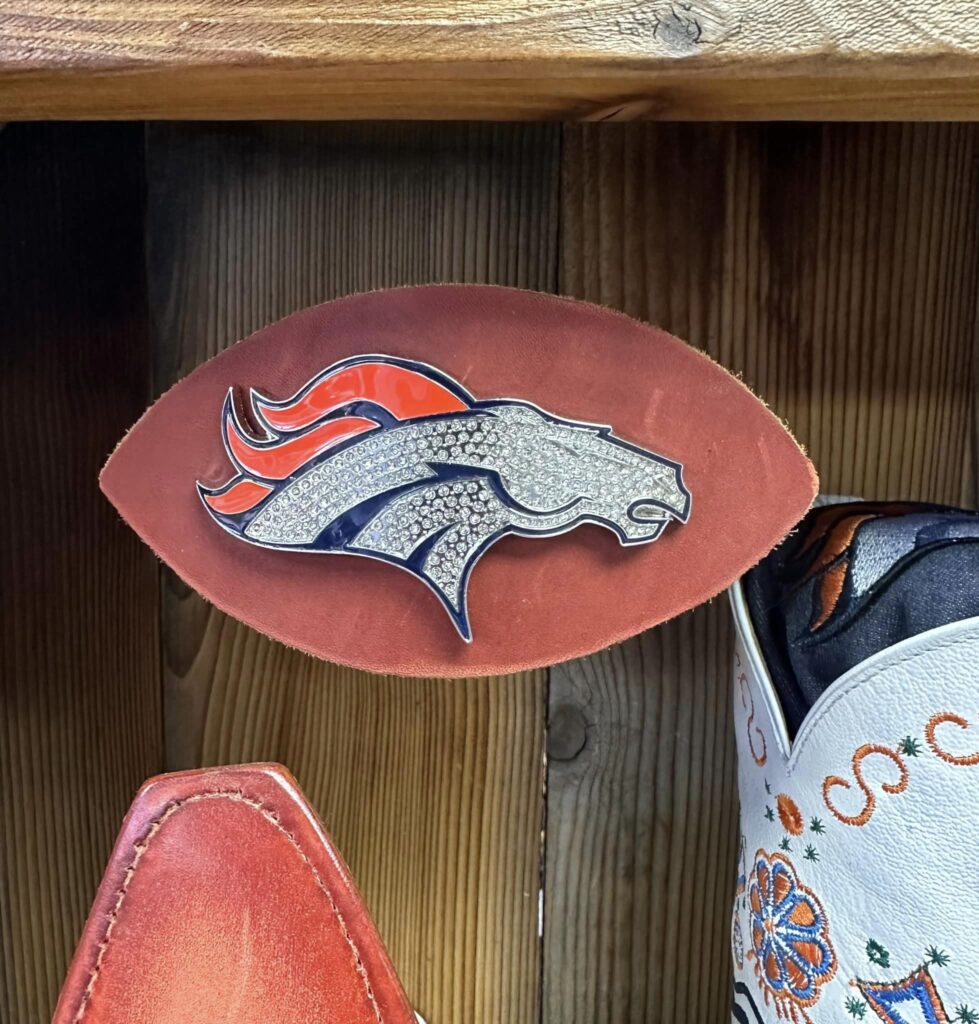 Custom Framed Denver Broncos Boots