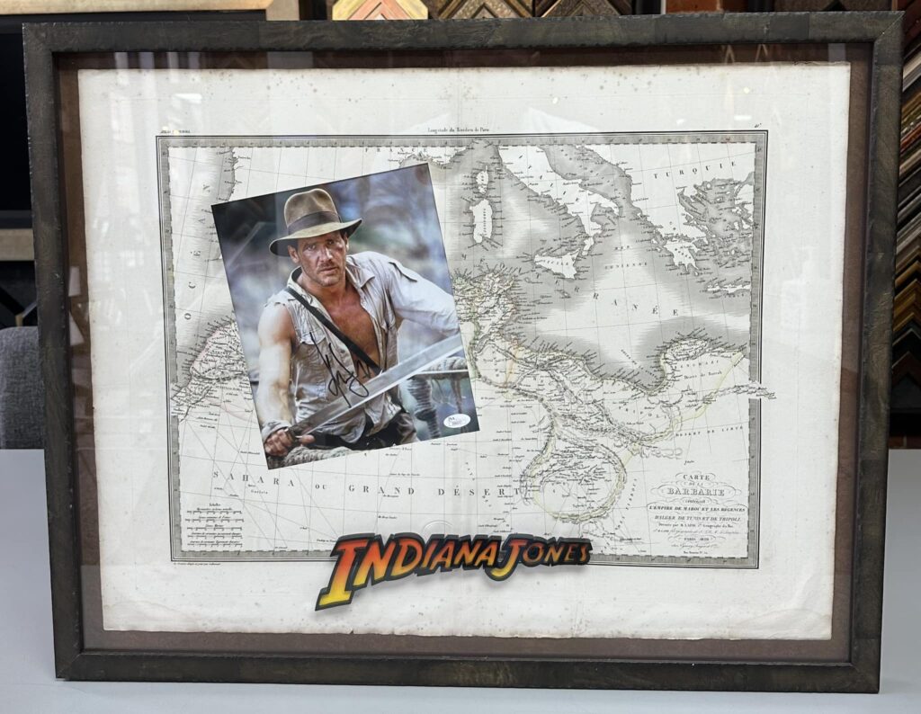 Harrison Ford 'Indiana Jones' Framed Artwork