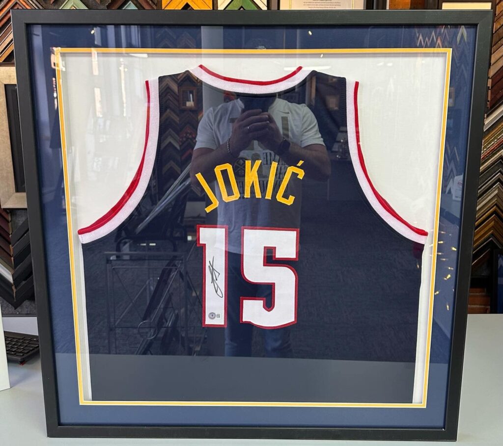 Sports Jersey Framing Denver | Nikola Jokic