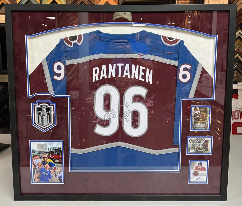 Custom Framed Mikko Rantanen Jersey 