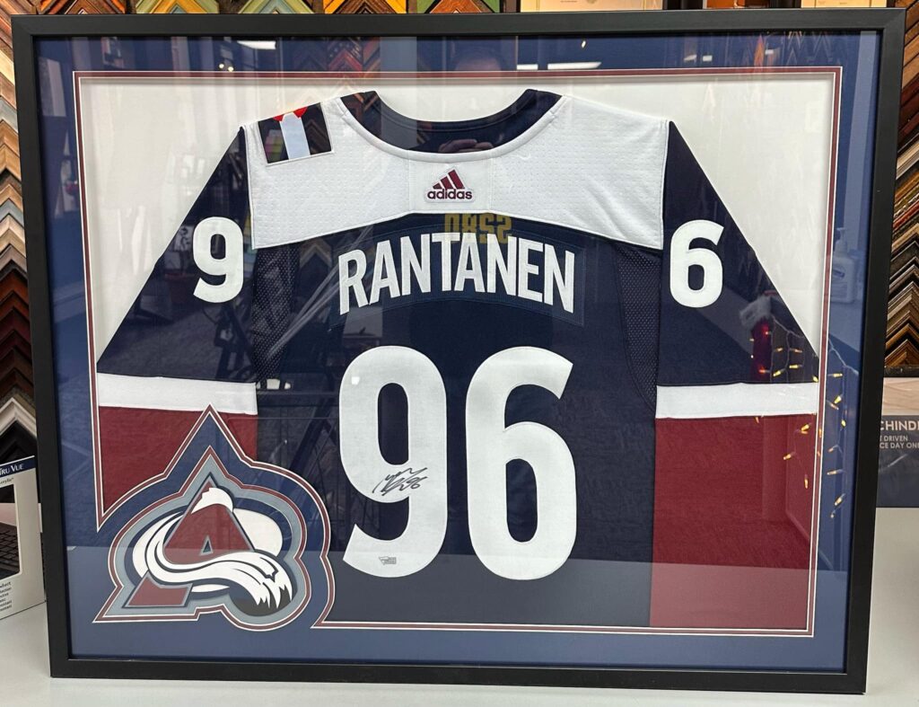 Mikko Rantanen Custom Framed Jersey
