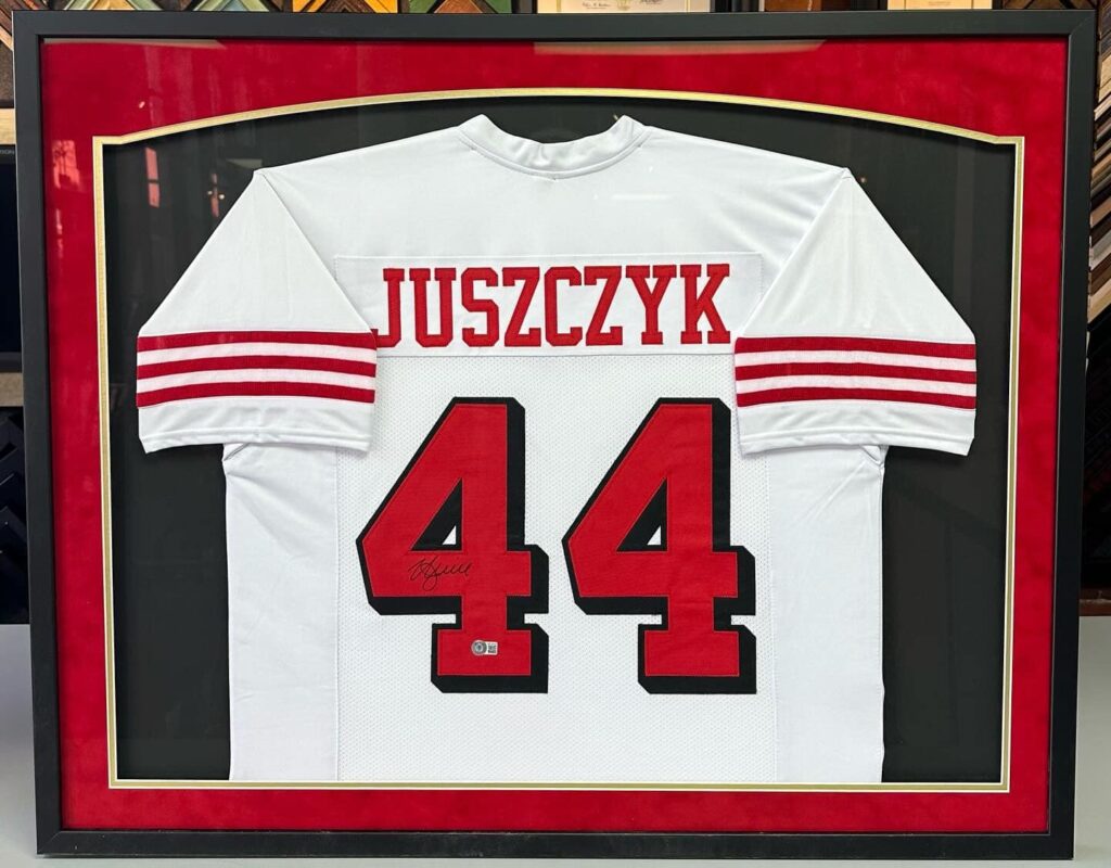 Patrick Mahomes & Kyle Juszczyk Framed Jerseys