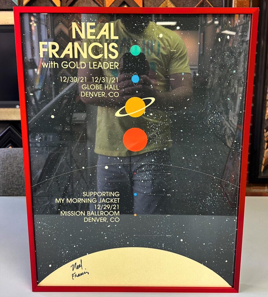 Custom Framed Neal Francis Print 