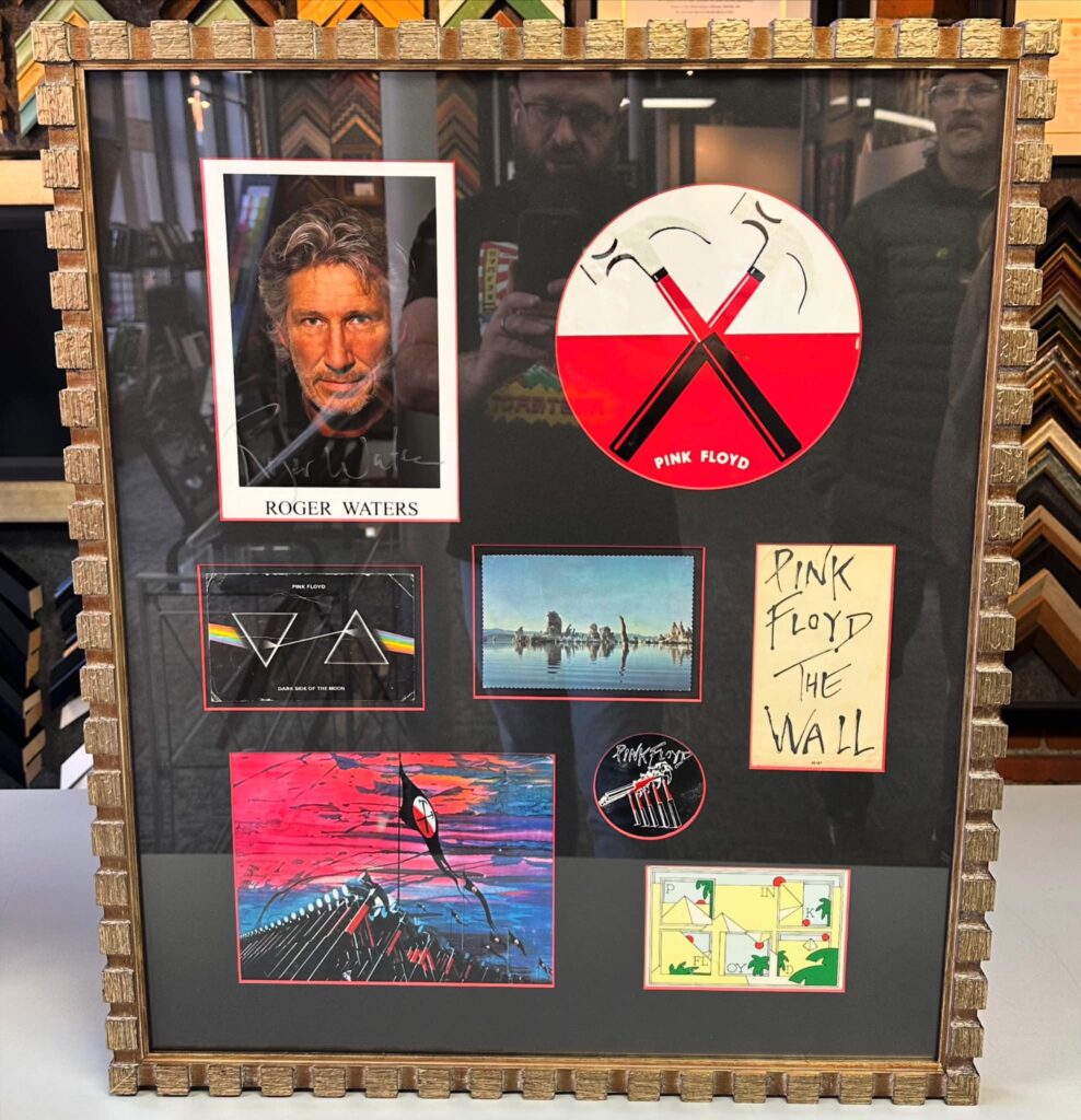 Custom Framed Pink Floyd Collage 