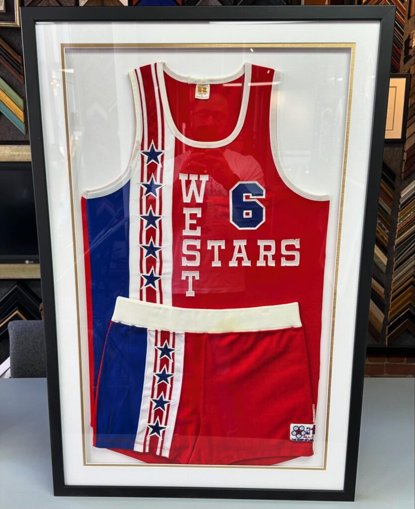 Custom Framed Walter Davis All Star Jersey