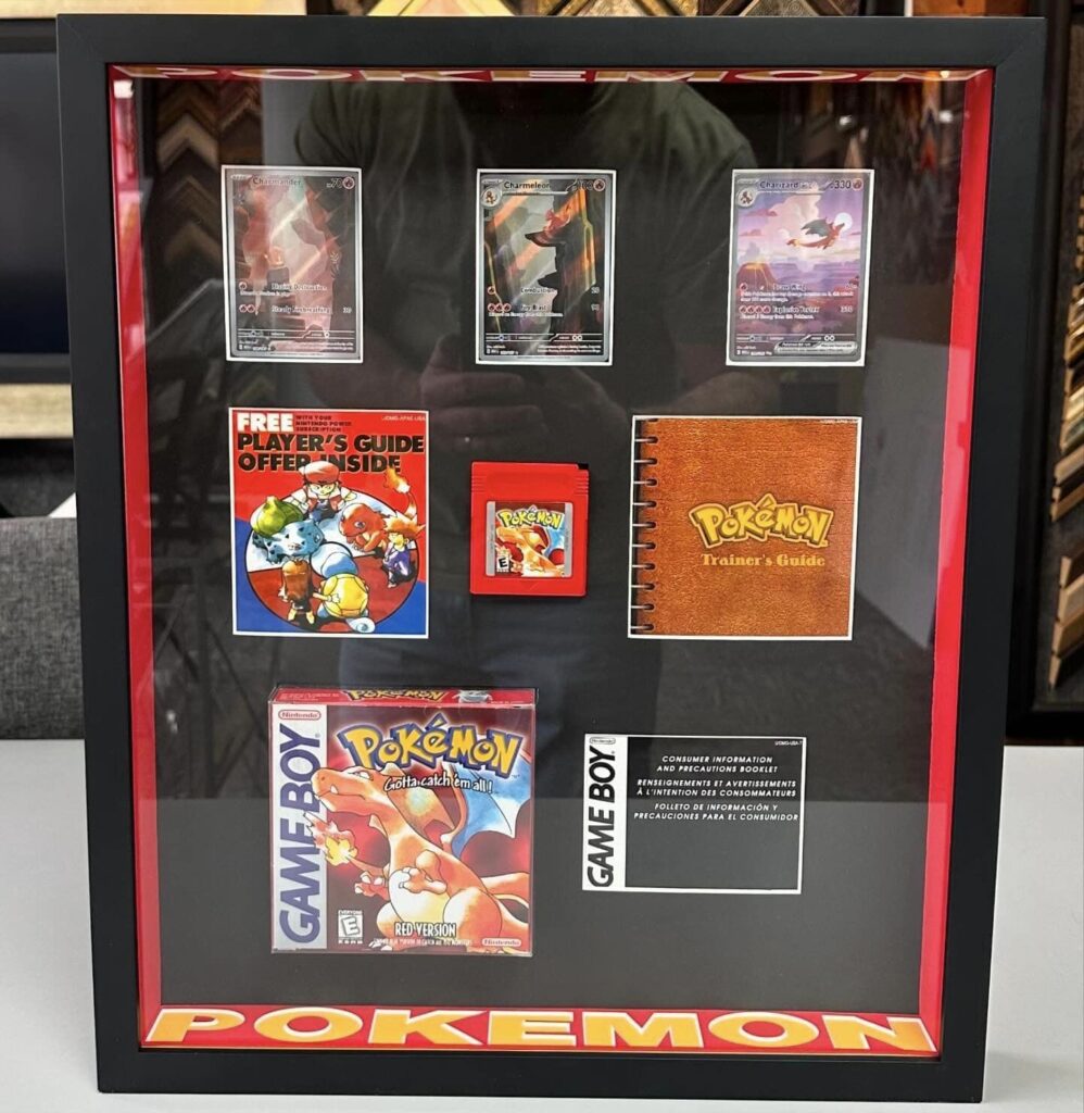 Pokemon Game Boy Shadowbox Frame