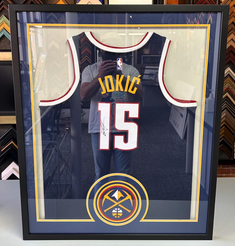 Nikola Jokic Denver Nuggets Jersey Framing 