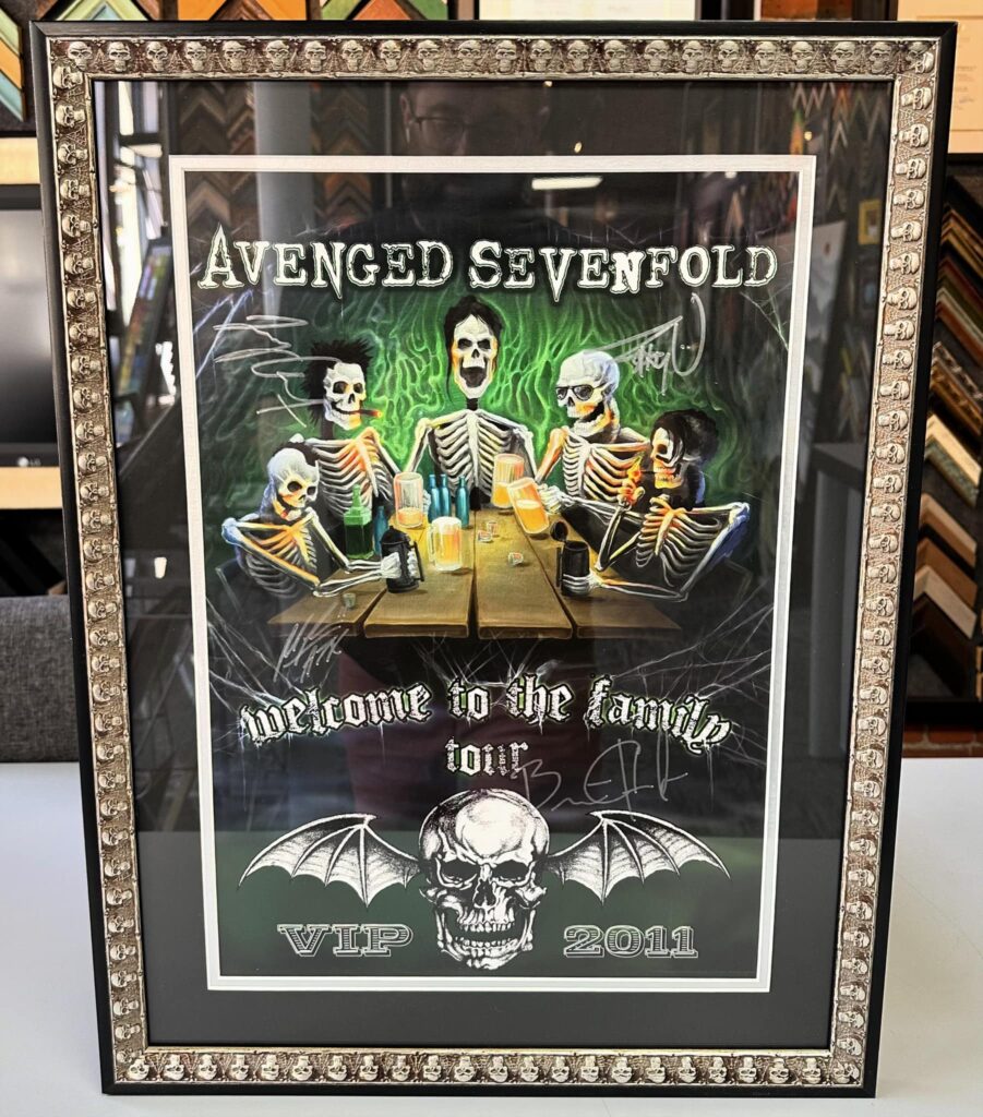 Avenged Sevenfold Custom Framed Print