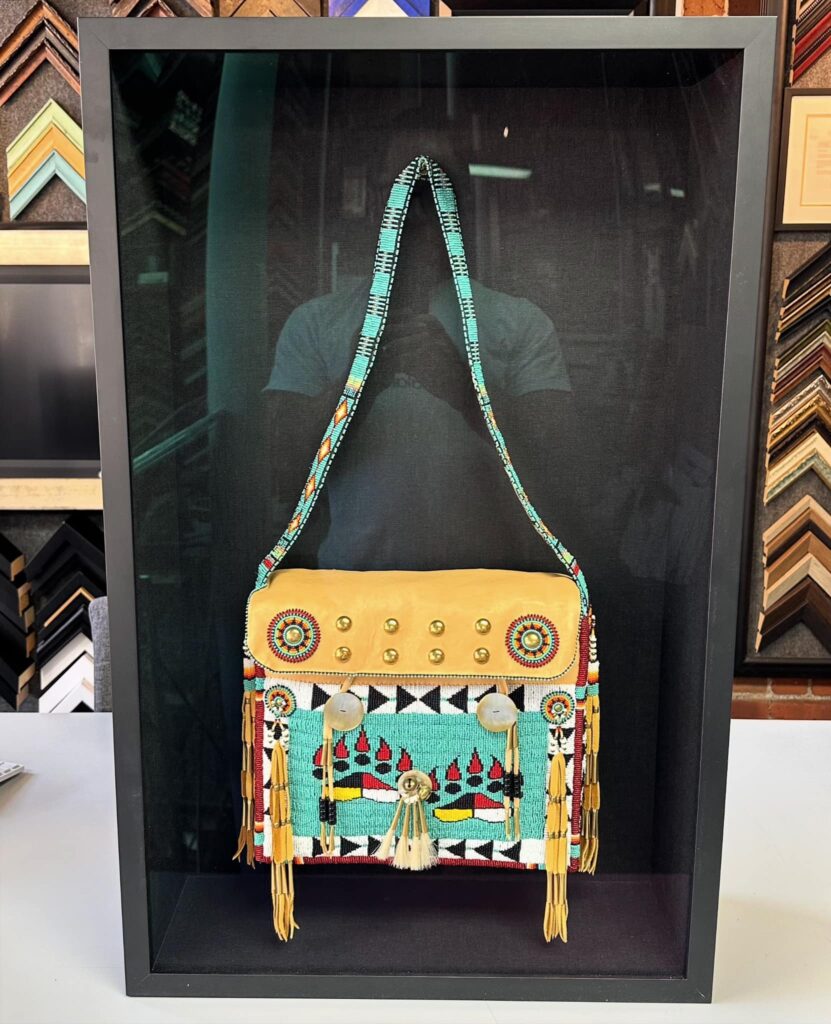 Custom Framed Native American Handbag