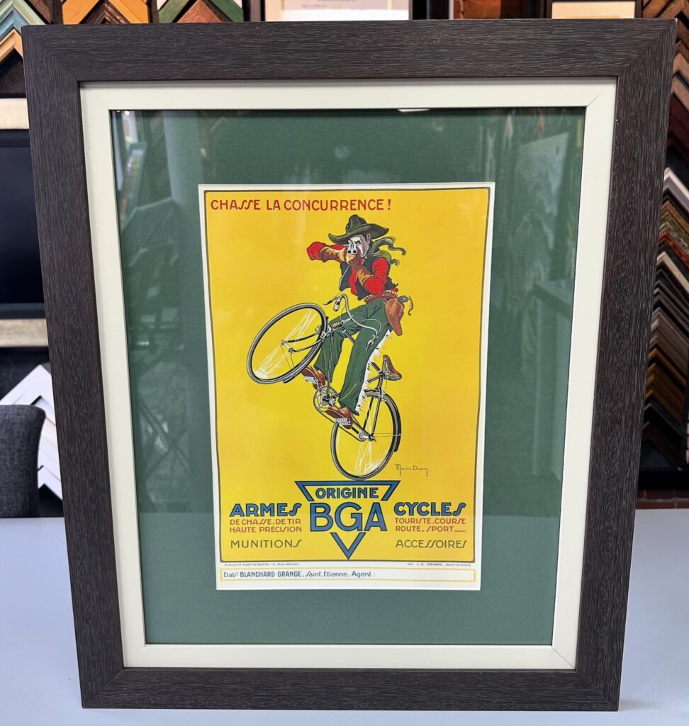 Custom Framed BGA Cycles Print 