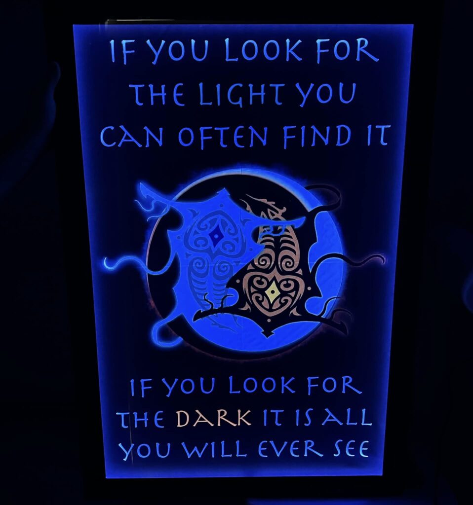 Black Light Poster Framing