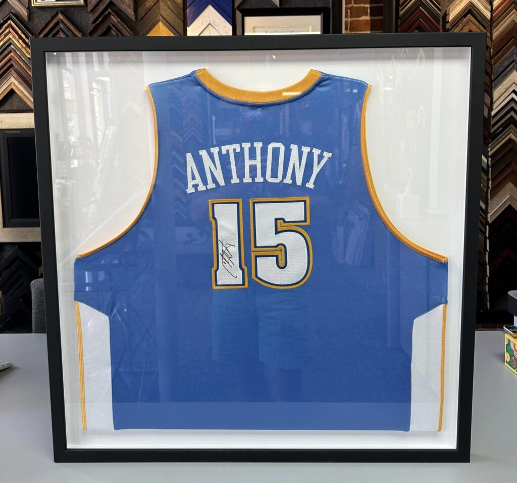 Nikola Jokic & Carmelo Anthony Jersey Framing