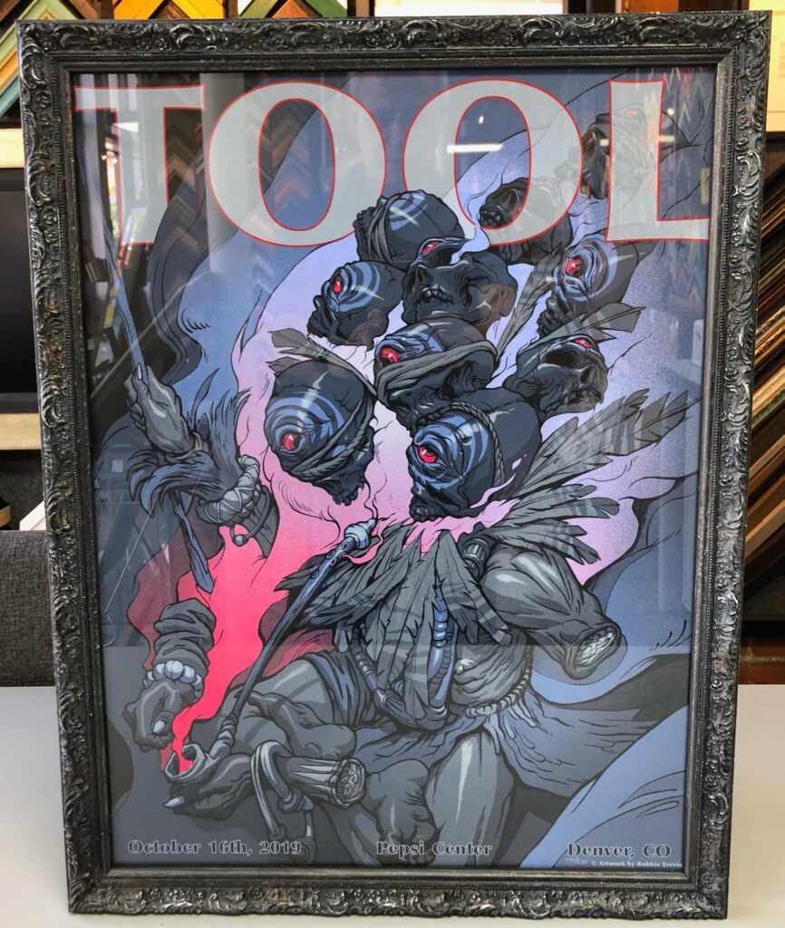 Custom Framed Tool Poster Denver 