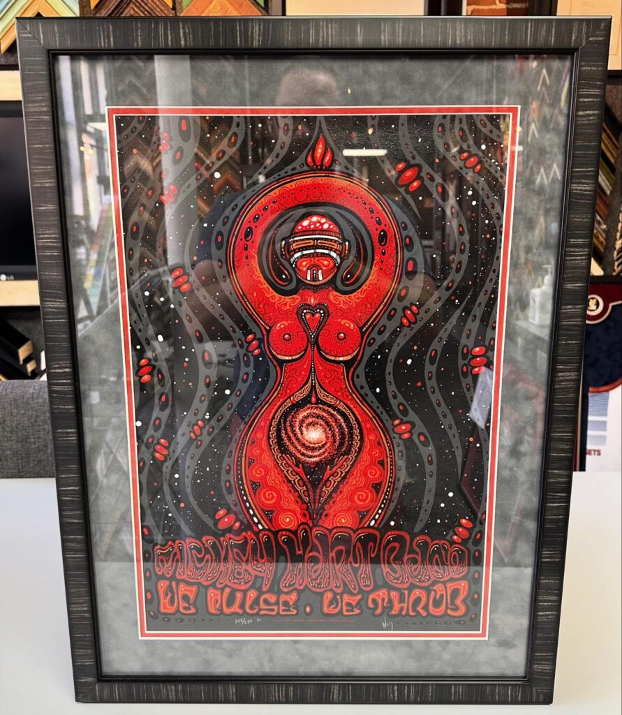 Custom Framed Mickey Hart Band Poster 